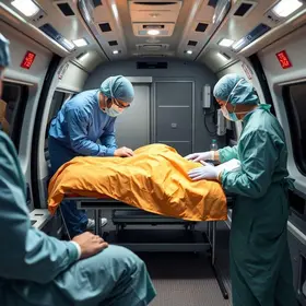 transporte de pacientes no pós-carnaval