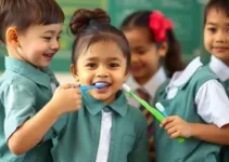 escovação nas escolas