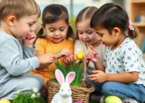 Páscoa que ensina e acolhe as crianças da rede municipal de ensino