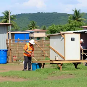 contratações para as obras de saneamento