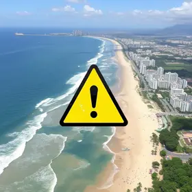 praias impróprias para banho