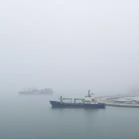 nevoeiro Porto de Santos