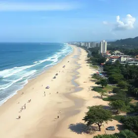 praias impróprias litoral SP