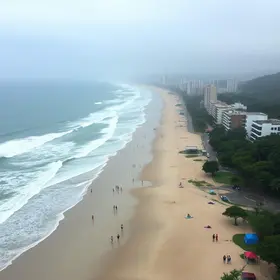 praias impróprias para banho