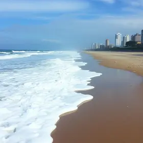 fenômeno da espuma na praia de São Paulo