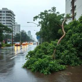 temporal em SP
